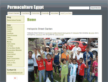 Tablet Screenshot of permacultureegypt.com